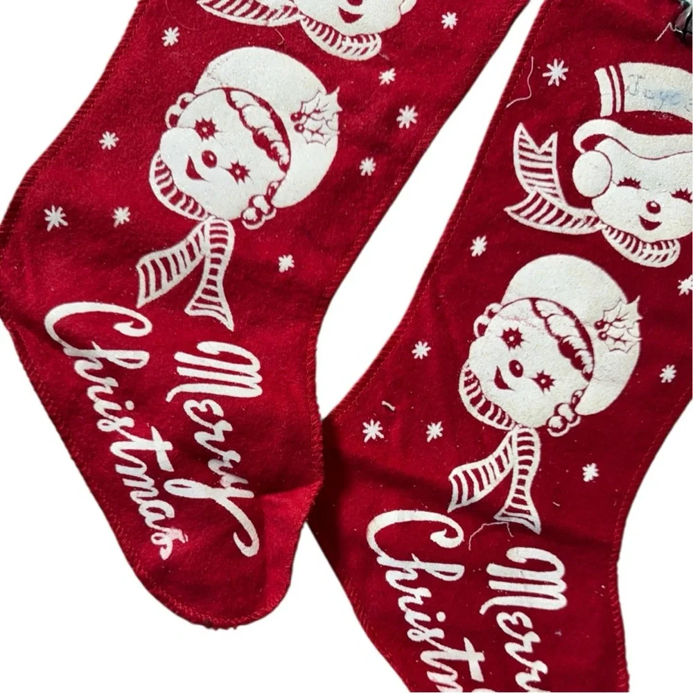 Vintage Christmas Stockings Set‎ of Two